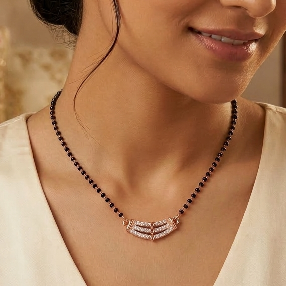 CZ mangalsutra - 16