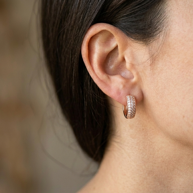 Anti Tarnish CZ Earring 161