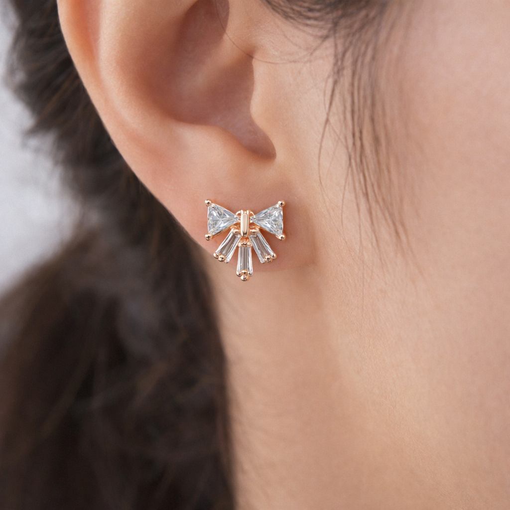 Anti Tarnish CZ Earring-46
