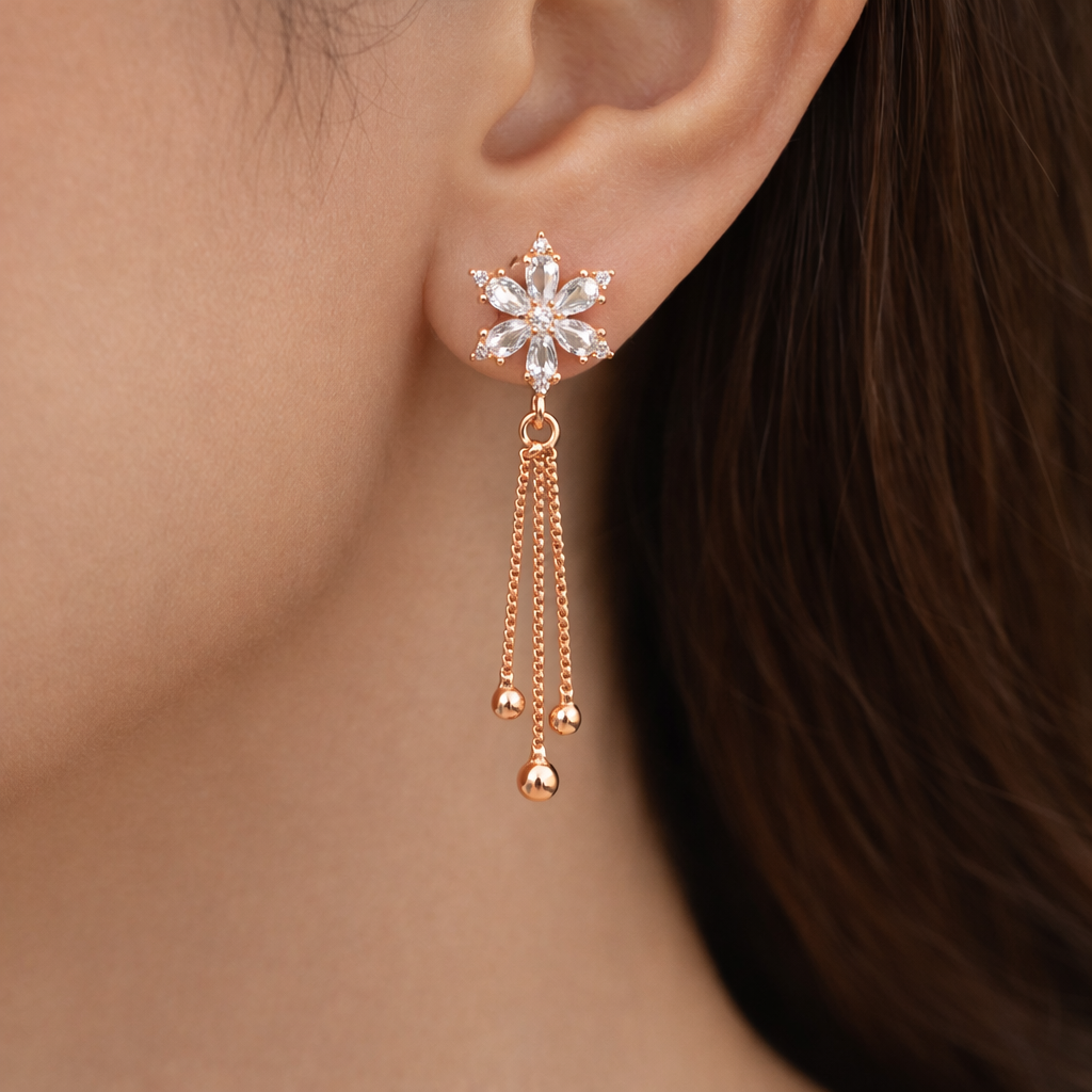 Anti Tarnish CZ Earring 121