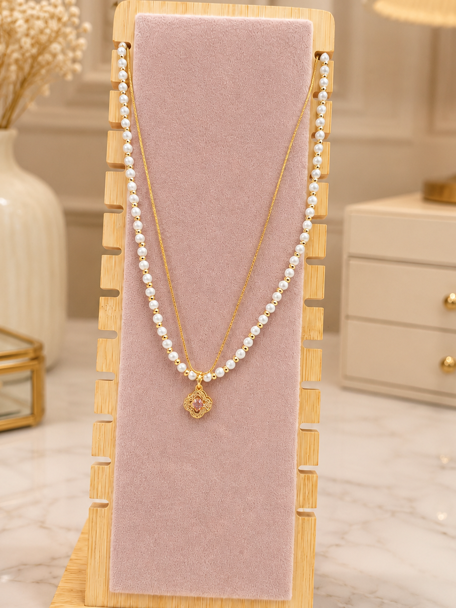 Anti Tarnish Chain Pendant (6028)