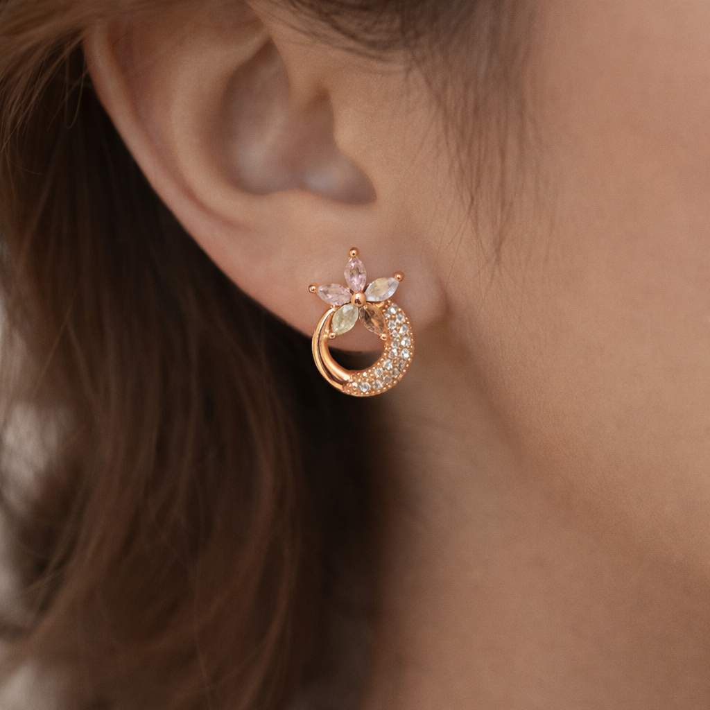 Anti Tarnish CZ Earring 154