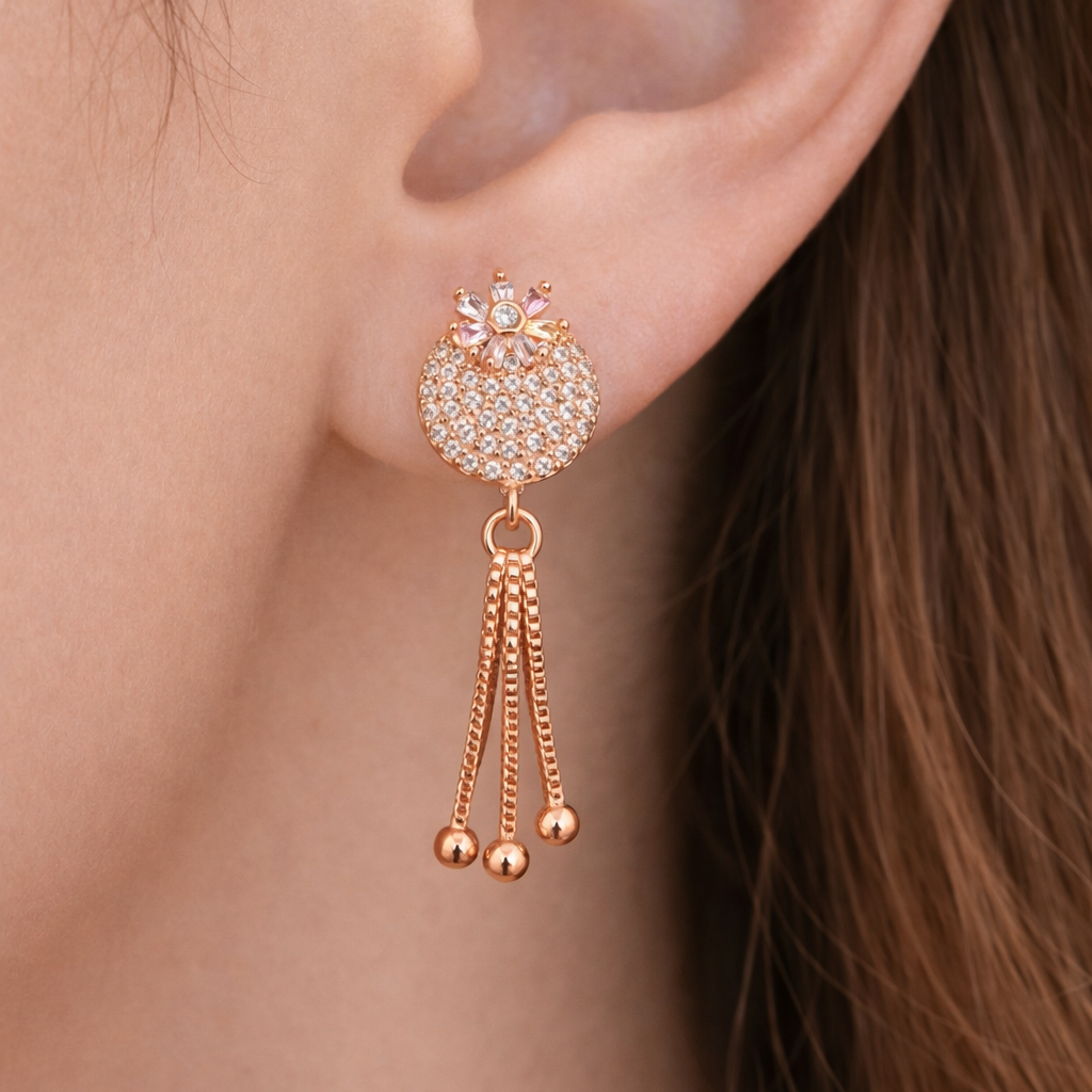 Anti Tarnish CZ Earring-70