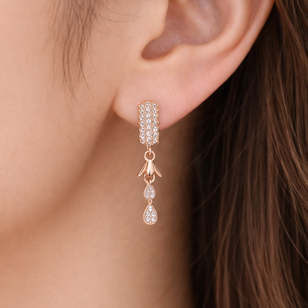 Anti Tarnish CZ Earring 92