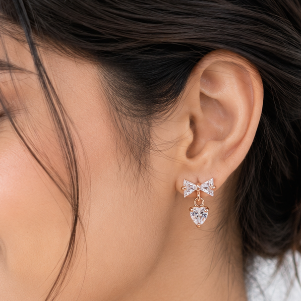Anti Tarnish CZ Earring 142