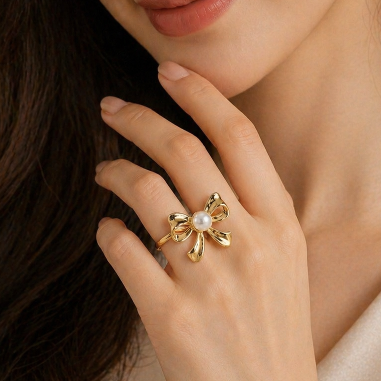 Anti Tarnish adjustable rings 124