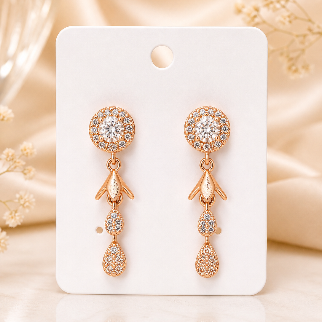 Anti Tarnish CZ Earring 36
