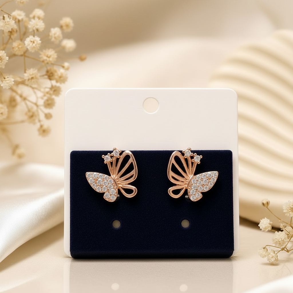 Anti Tarnish CZ Earring 9