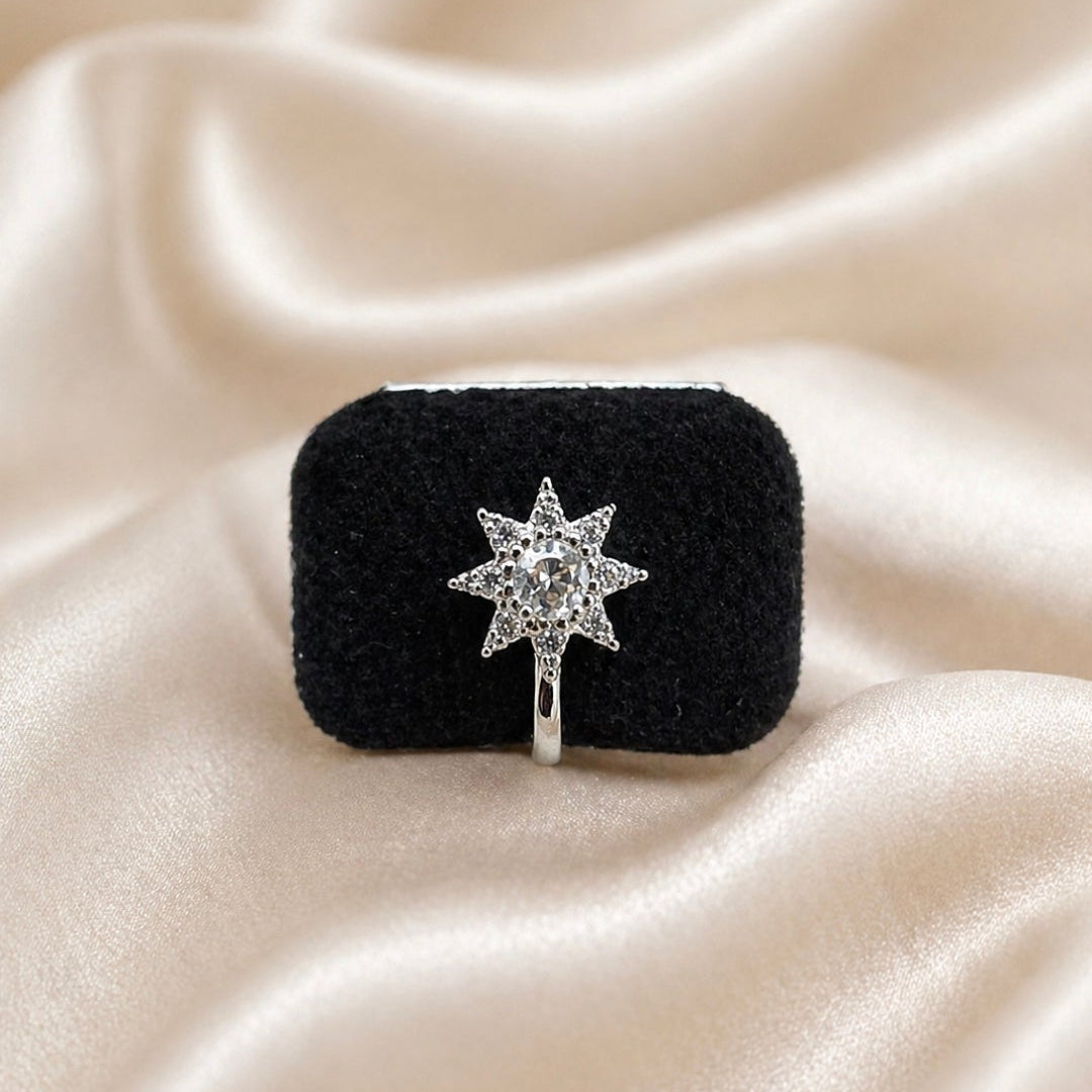Anti Tarnish CZ nose pin 20
