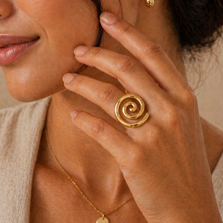 Anti Tarnish adjustable rings 67