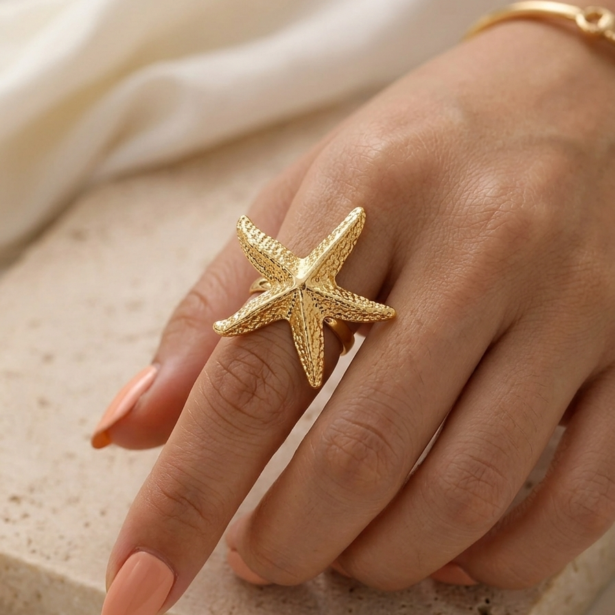 Anti Tarnish adjustable rings 114