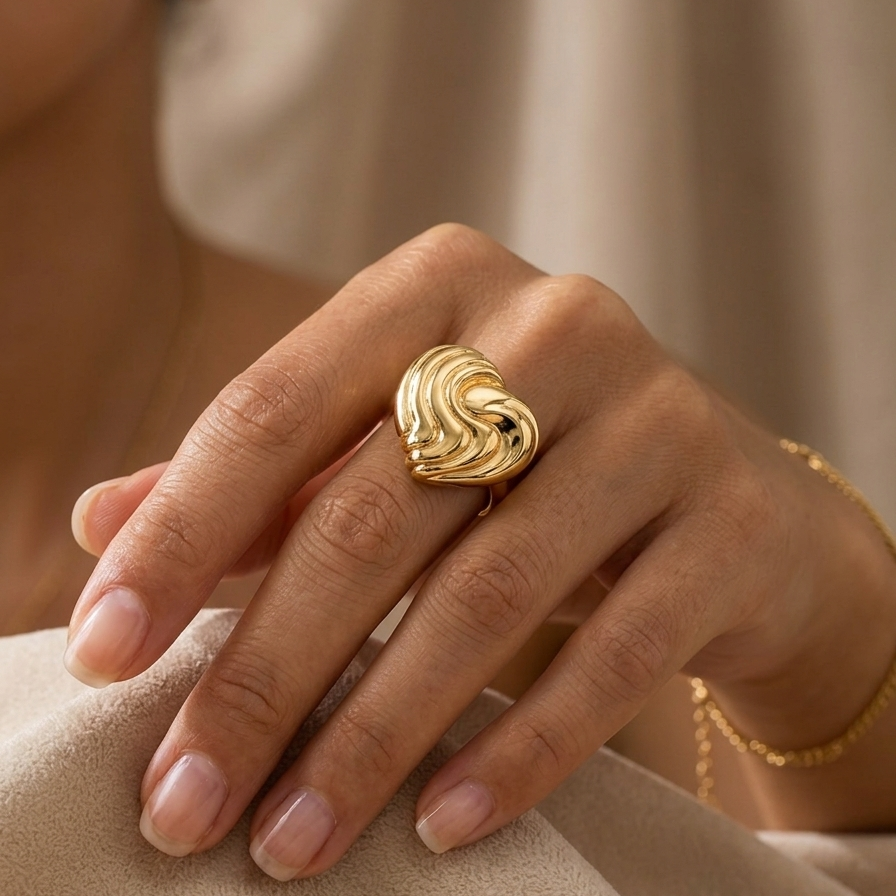 Anti Tarnish adjustable rings 106