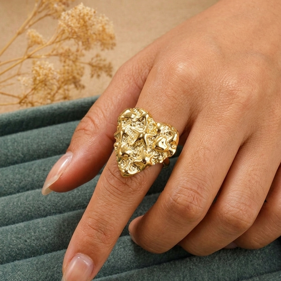 Anti Tarnish adjustable rings 103