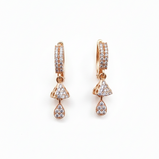 Anti Tarnish CZ Earring 25