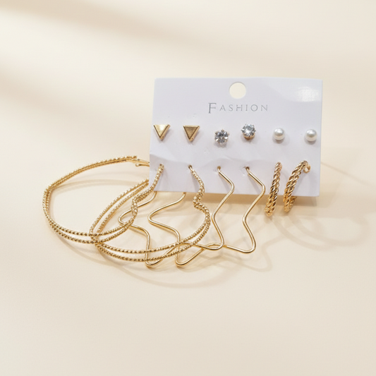 Combo of 6 pair earrings-46