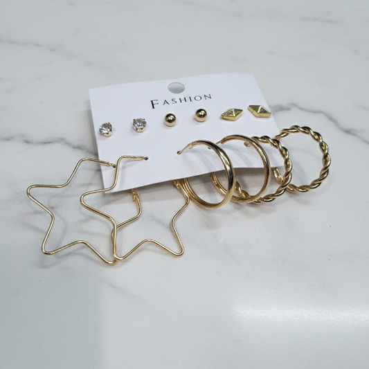 Combo of 6 pair earrings-53
