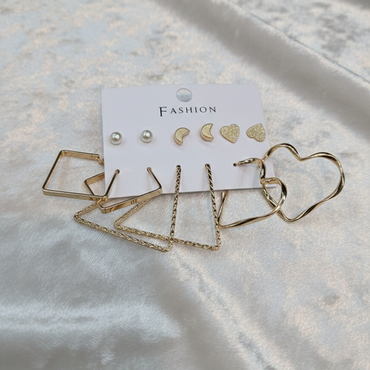 Combo of 6 pair earrings-58