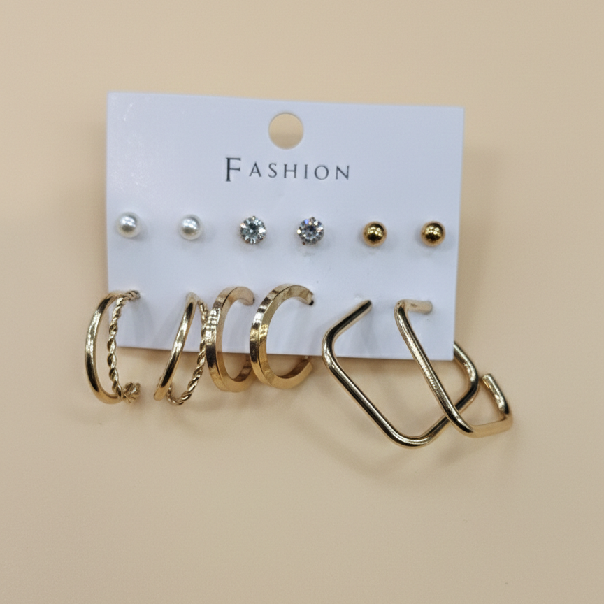 Combo of 6 pair earrings-59