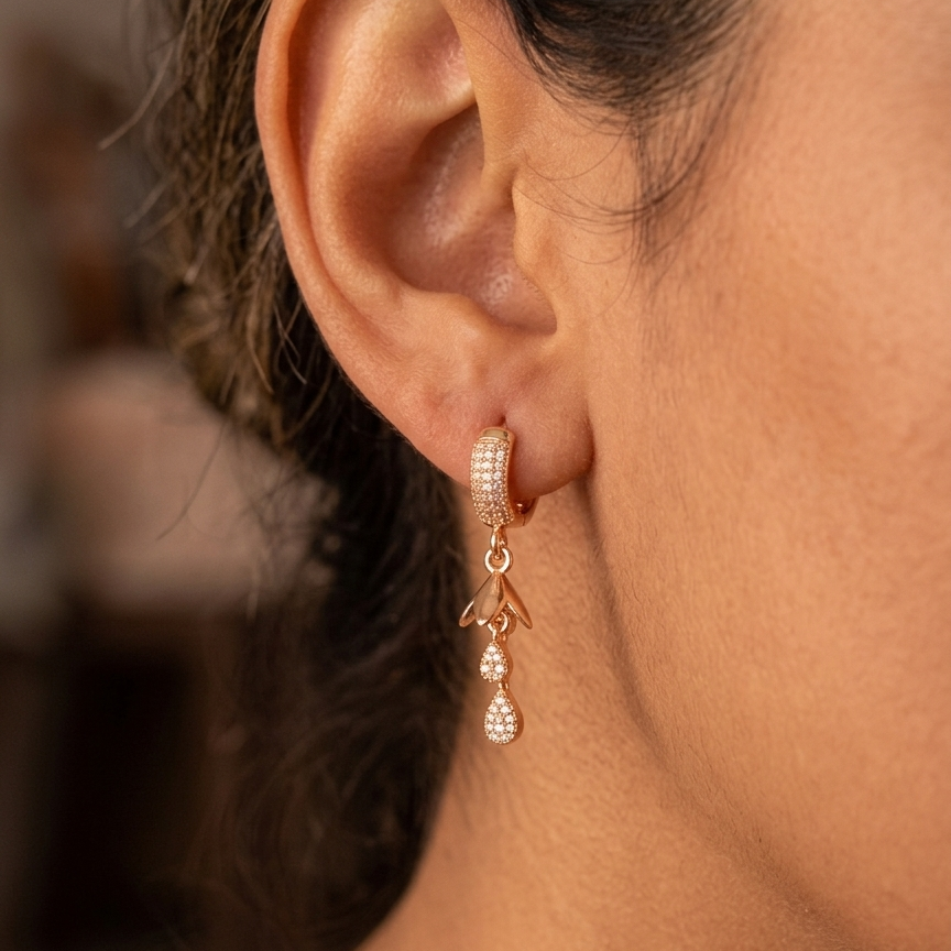 Anti Tarnish CZ Earring 119