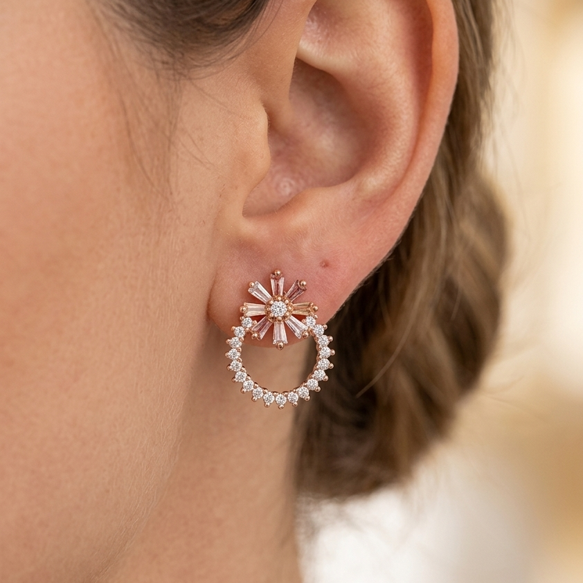 Anti Tarnish CZ Earring 149