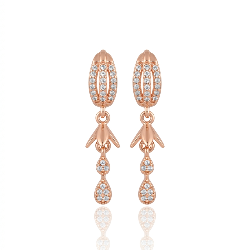 Anti Tarnish CZ Earring 118
