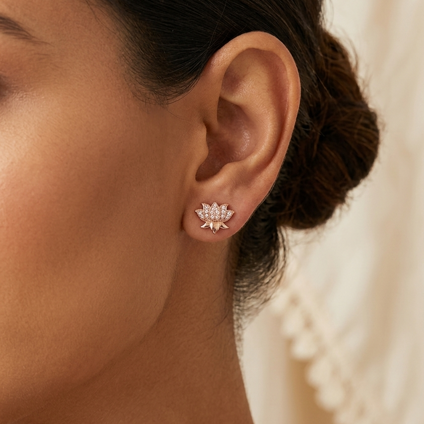 Anti Tarnish CZ Earring 155