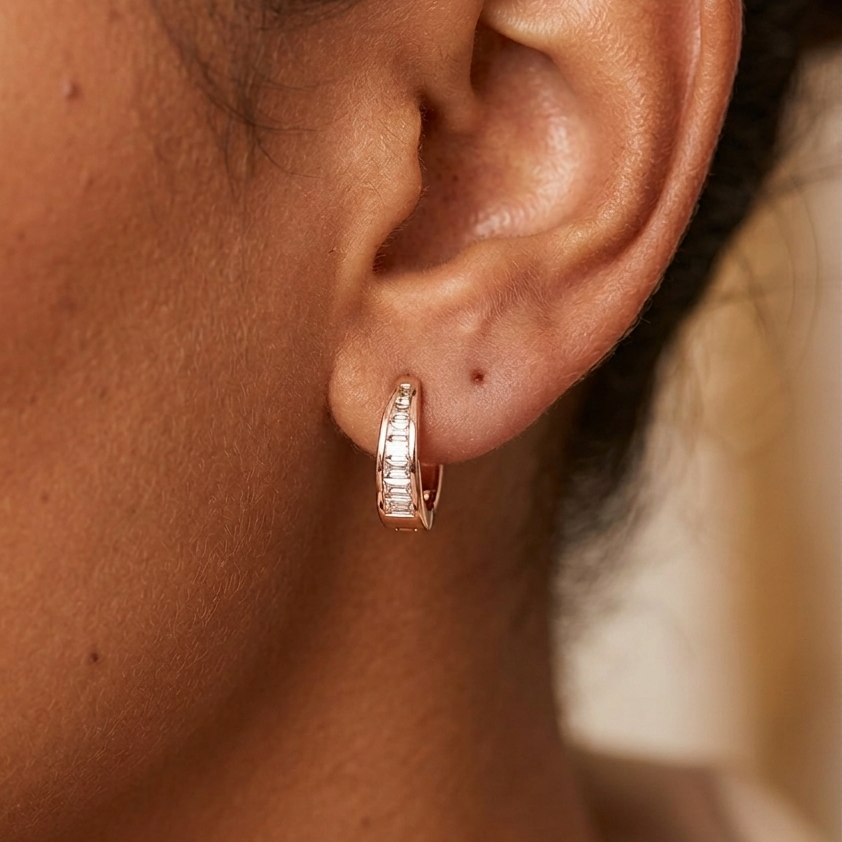Anti Tarnish CZ Earring 131