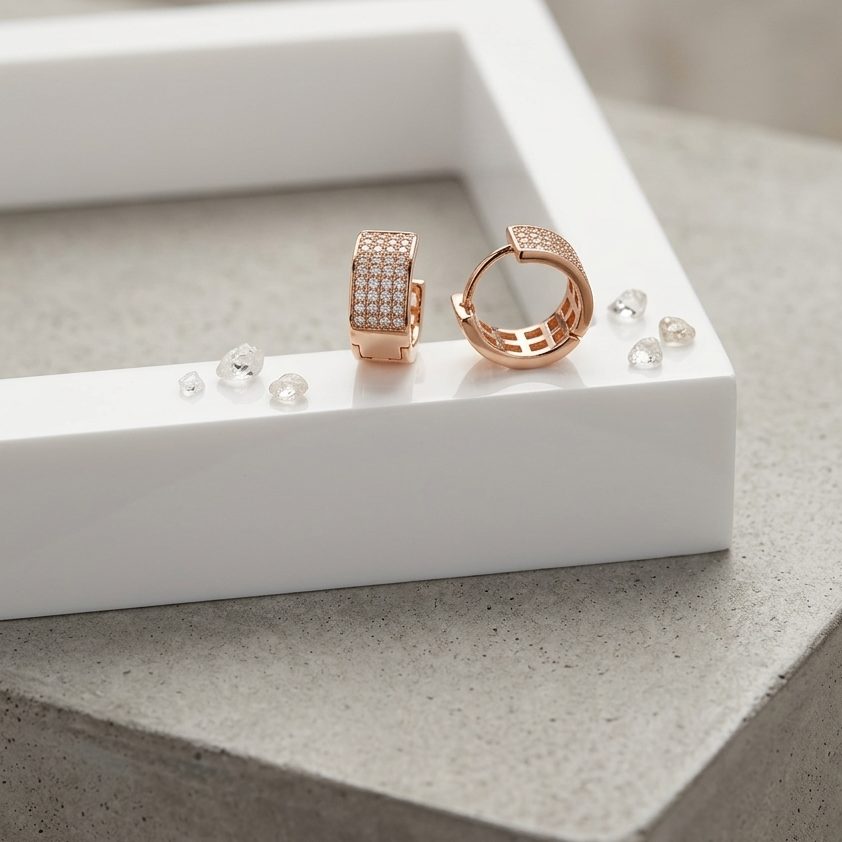 Anti Tarnish CZ Earring 145