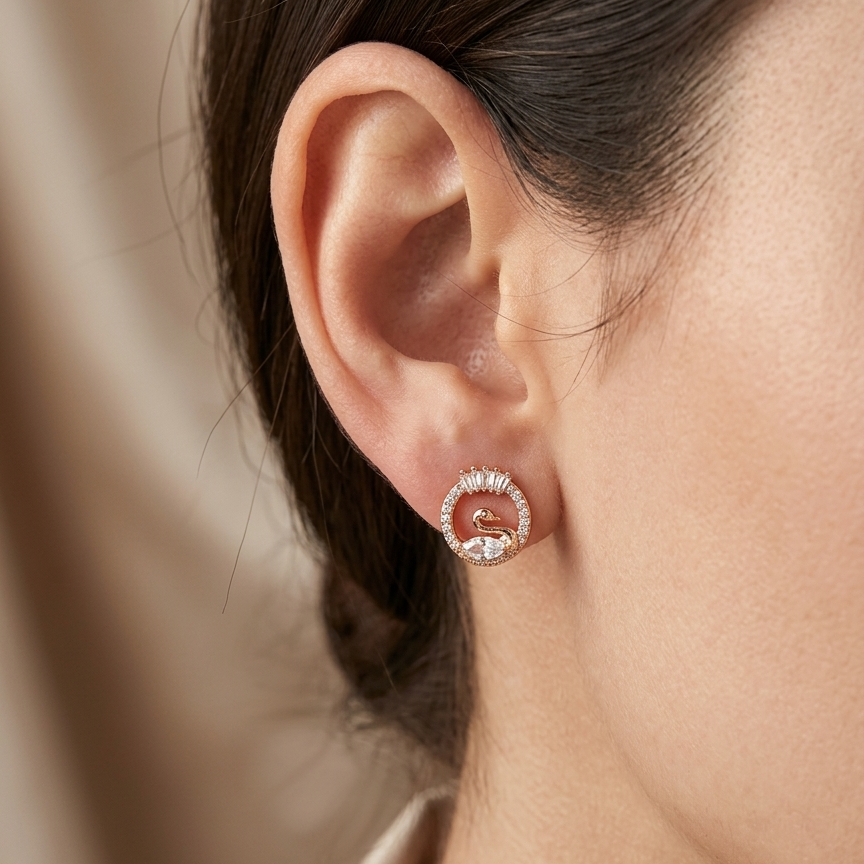 Anti Tarnish CZ Earring 158