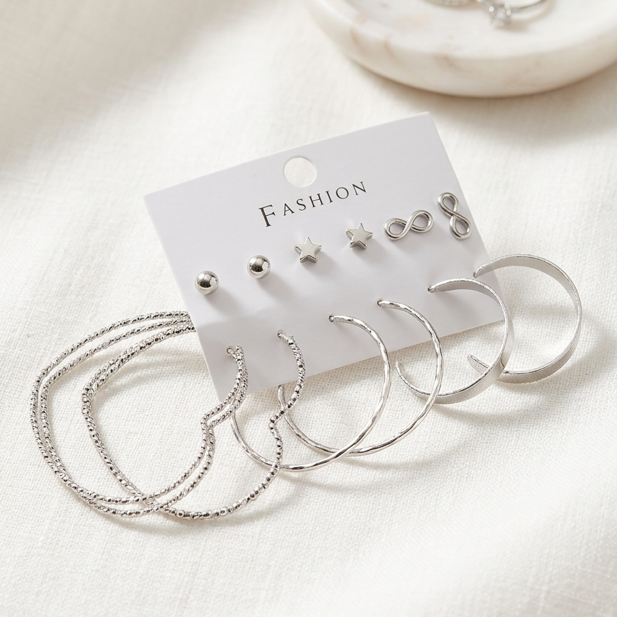 Combo of 6 pair earrings 1