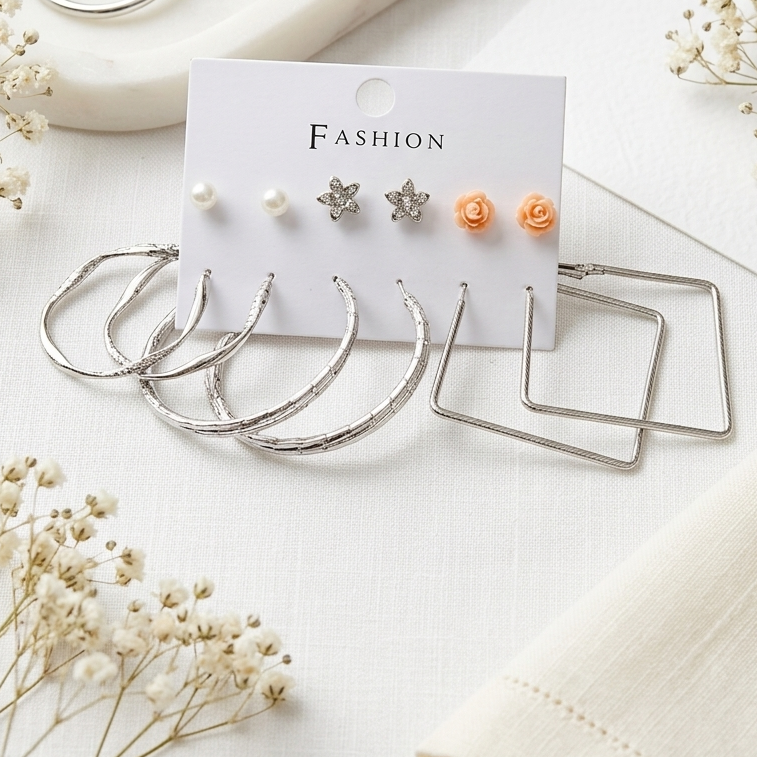 Combo of 6 pair earrings 28
