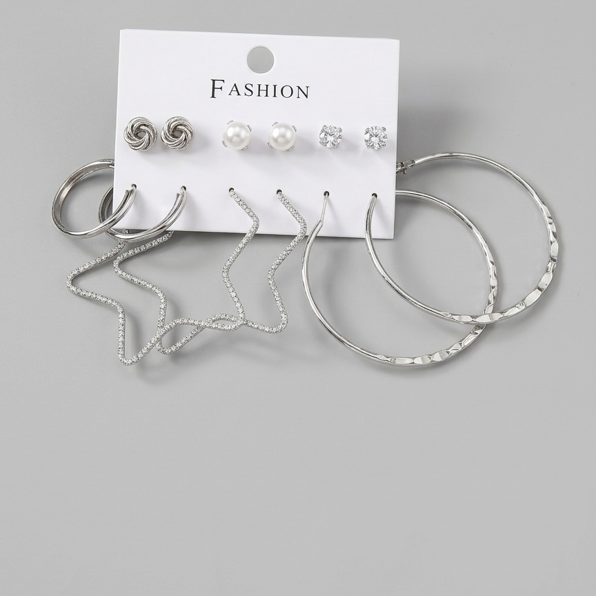 Combo of 6 pair earrings 8