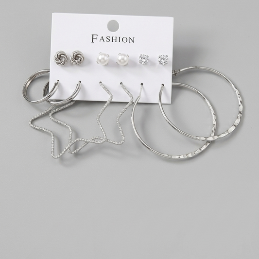 Combo of 6 pair earrings 8