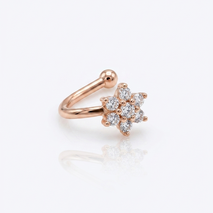 Anti Tarnish nose pin 74