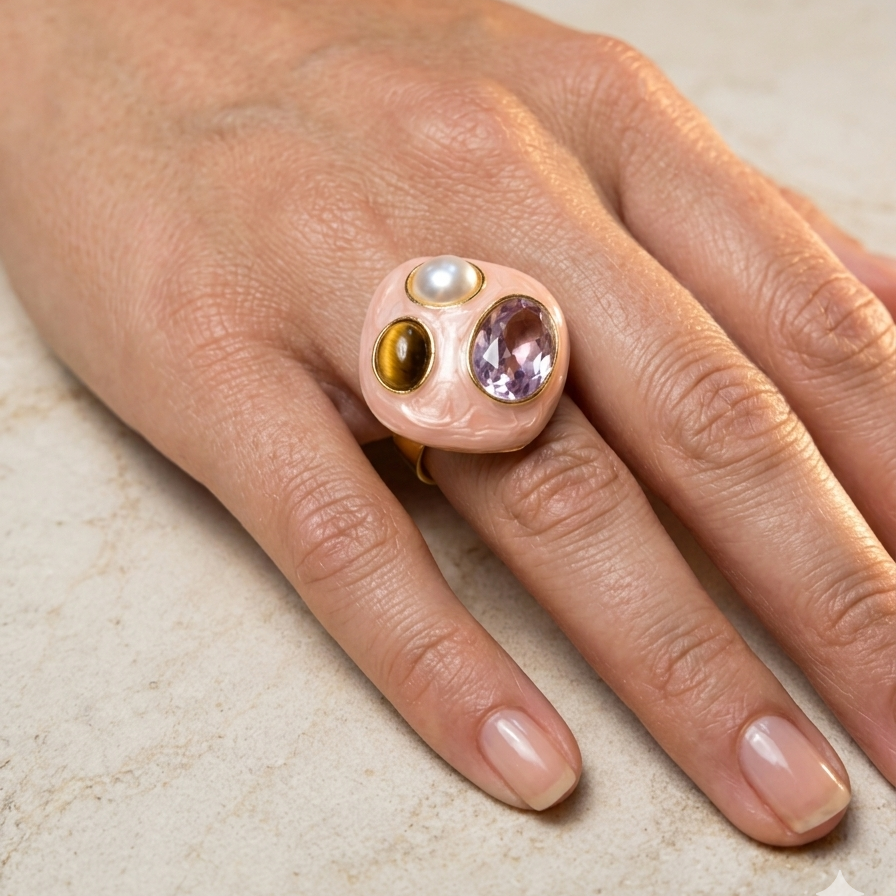 Premium enamel rings 55