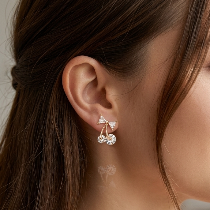 Anti Tarnish CZ Earring 5