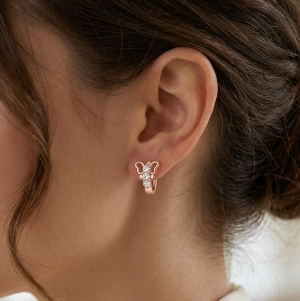 Anti Tarnish CZ Earring 8