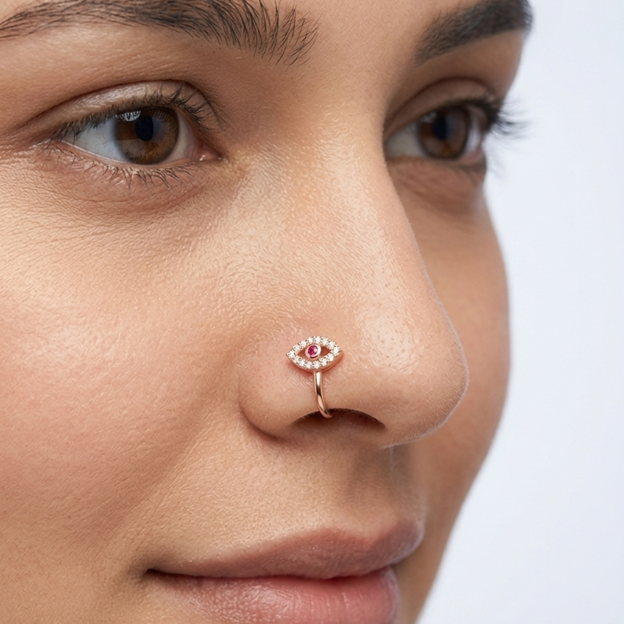 Anti Tarnish nose pin 52