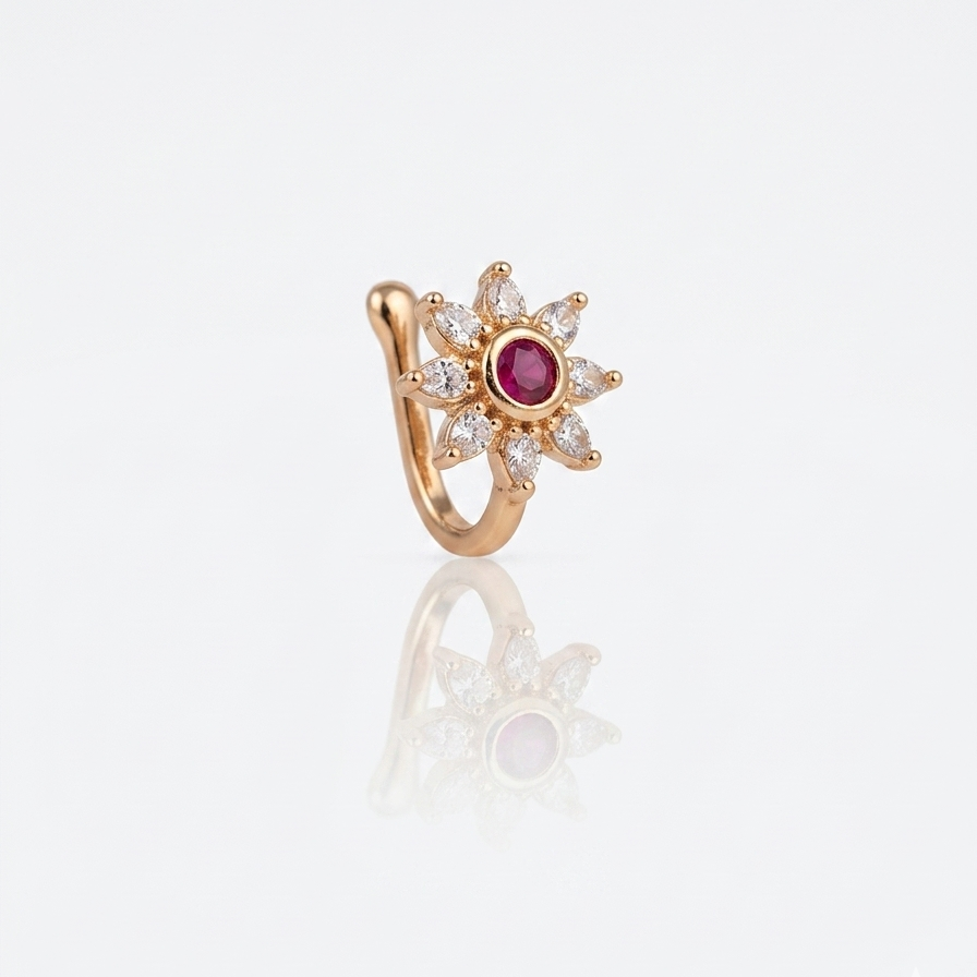 Anti Tarnish nose pin 55