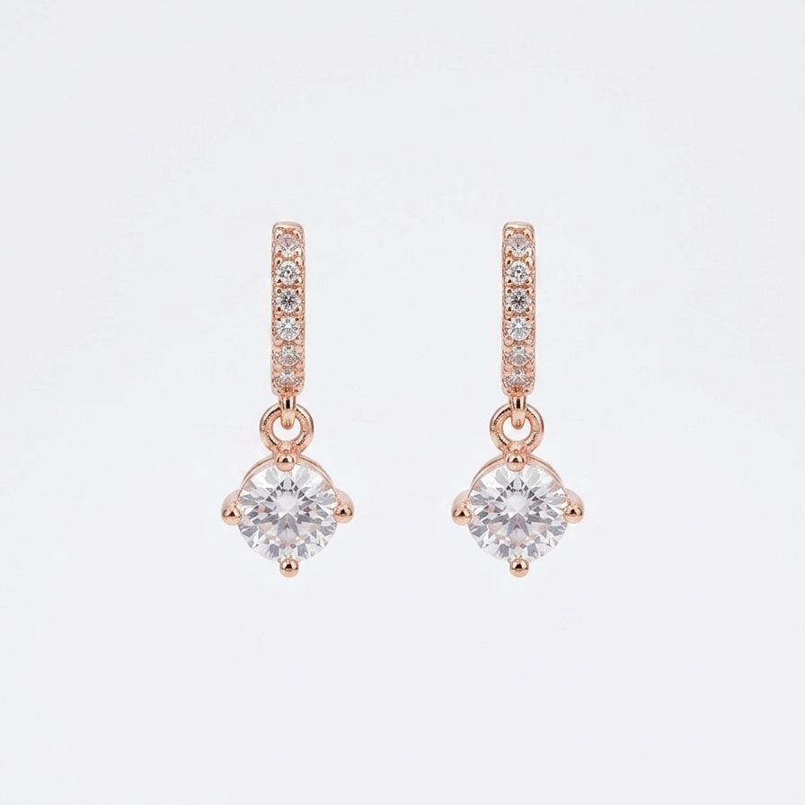 Anti Tarnish CZ Earring 100