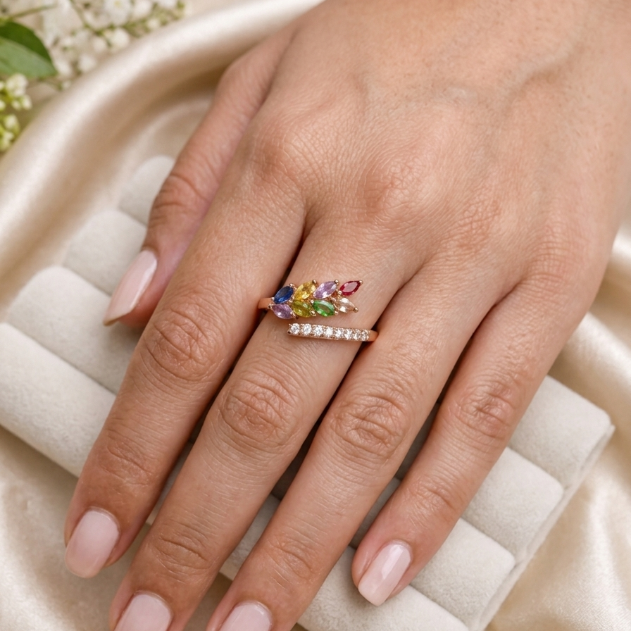 AD cz ring (9517)