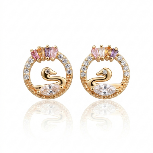 Anti Tarnish CZ Earring (9160)