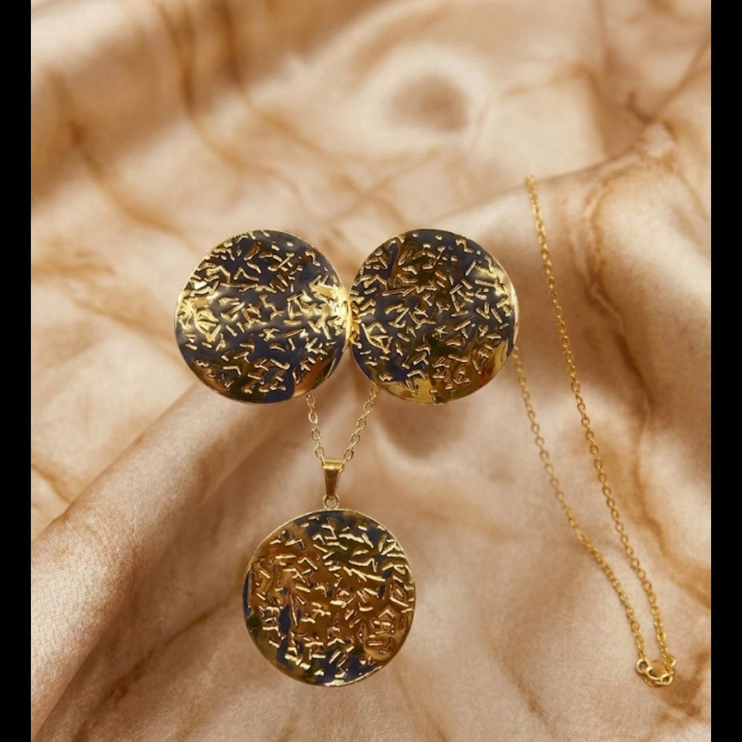 Anti Tarnish Combo Set with 1 Pair of Earring and Necklace 20