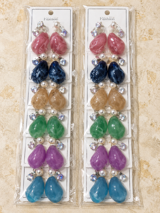 16rs each 12-pair of imported earrings combo (9110)