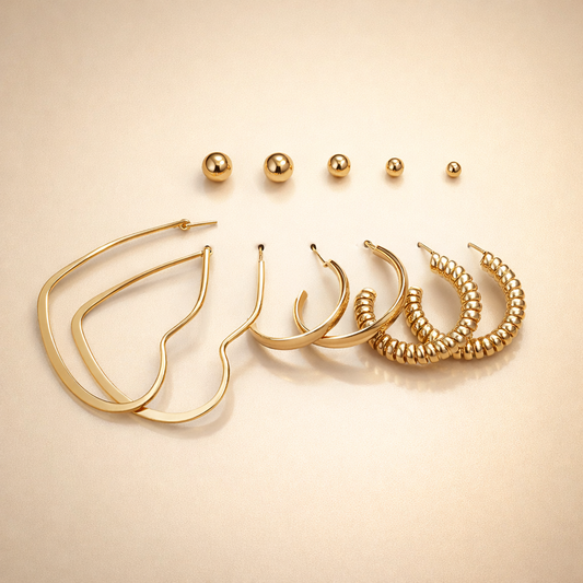 Combo of 6 pair earrings