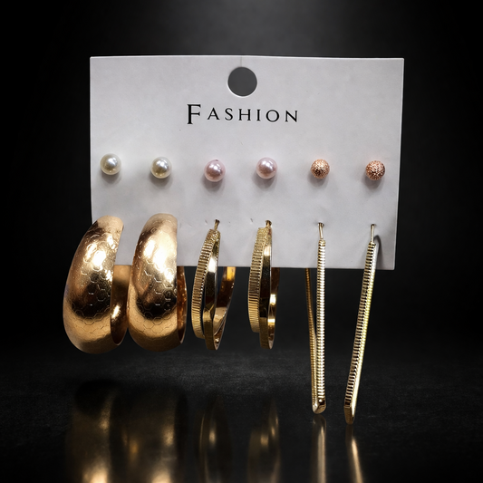 Combo of 6 pair earrings