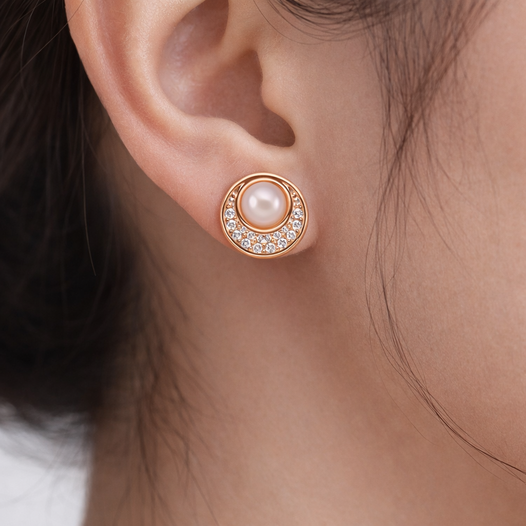 Anti Tarnish CZ Earring-49