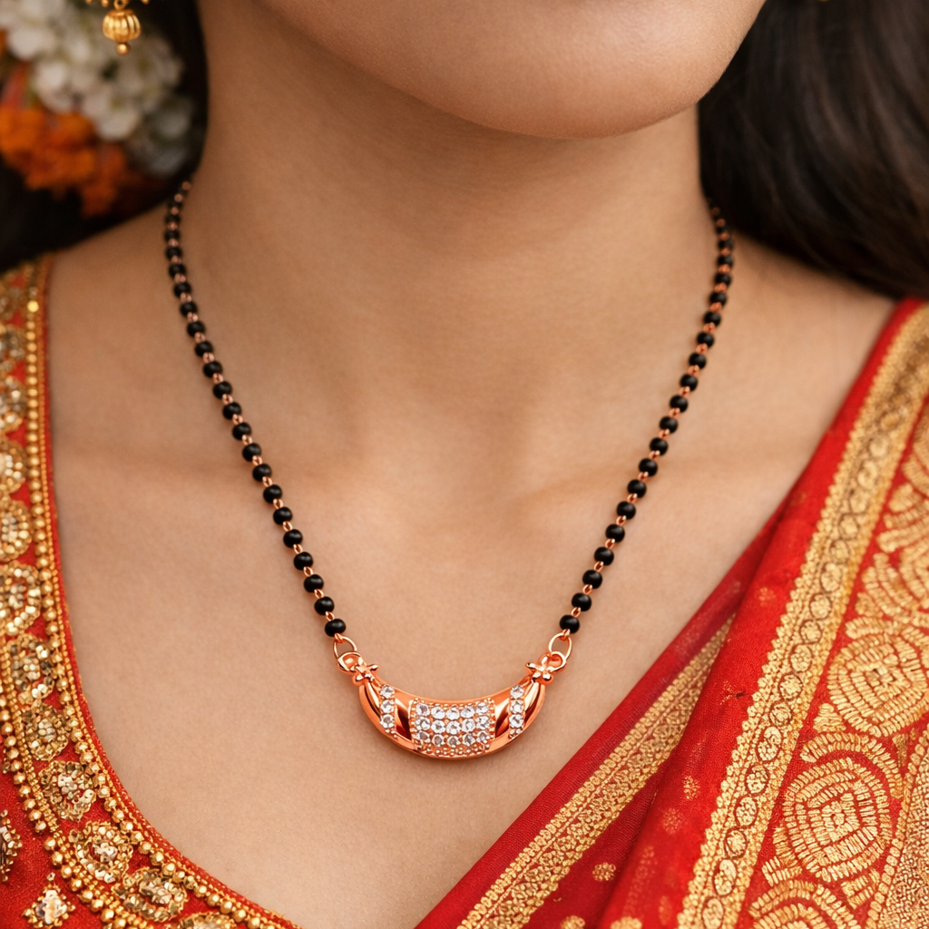 CZ mangalsutra - 9