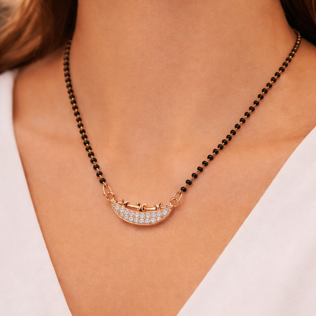 CZ mangalsutra - 10