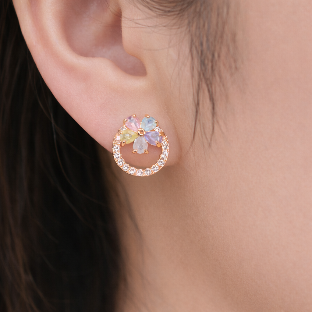 Anti Tarnish CZ Earring 1